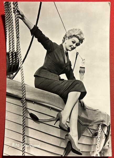 Cartolina Cinema Teatro - Attrice - Rita Giannuzzi - 1950 …