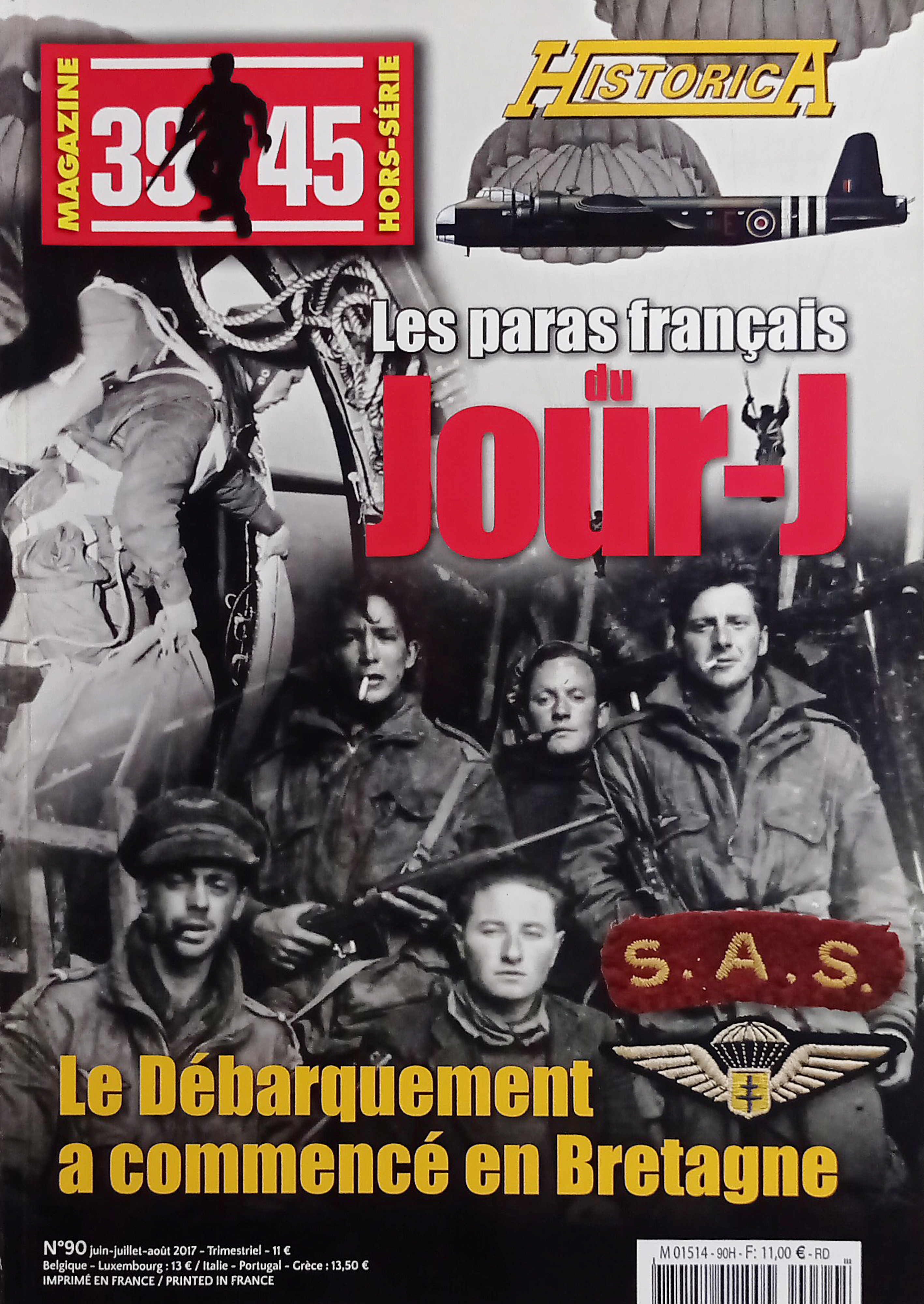 39/45 Magazine Hors-Série Historica N. 132 - 2017 Les paras …