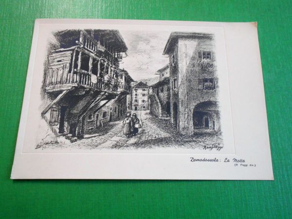 Cartolina Donodossola - La Motta ( da disegno di R. …