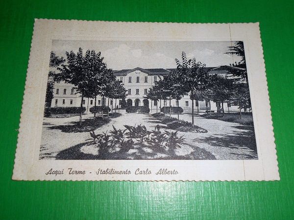 Cartolina Acqui Terme - Stabilimento Carlo Alberto 1963