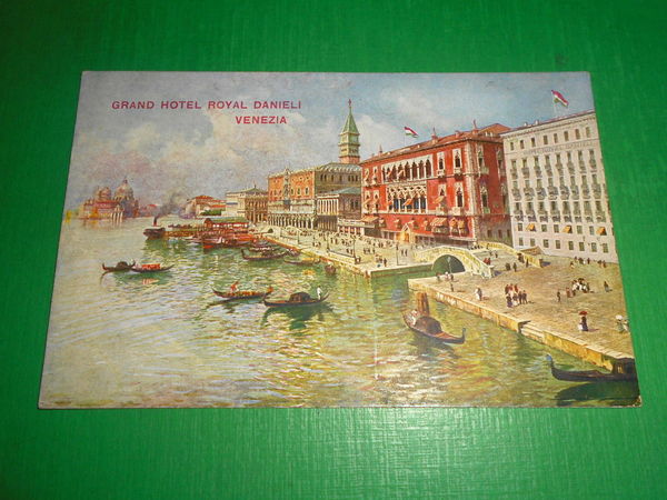 Cartolina Venezia - Grand Hotel Royal Danieli 1920 ca