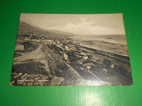 Cartolina Paola Marina - Panorama 1955 ca
