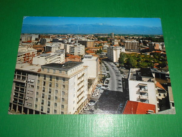 Cartolina Pordenone - Via Dante Alighieri 1984.