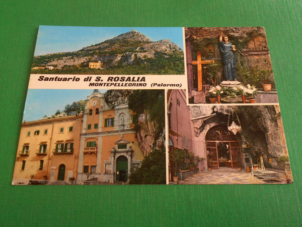 Cartolina Montepellegrino ( Palermo ) - Santuario di S. Rosalia …