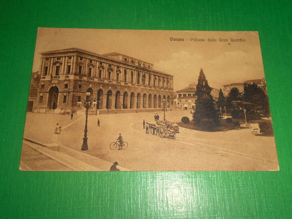 Cartolina Verona - Palazzo della Gran Guardia 1916