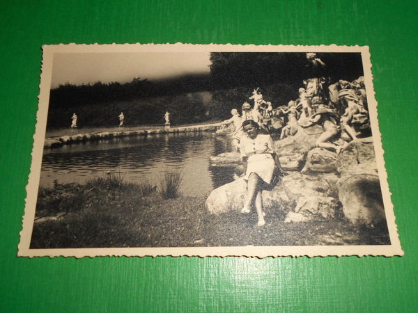 Cartolina Foto Caserta - Parco Reale 1943.