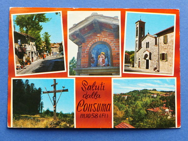 Cartolina Consuma - 1974