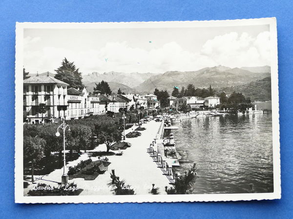 Cartolina Baveno - Lago Maggiore - Lungolago - 1960 ca.