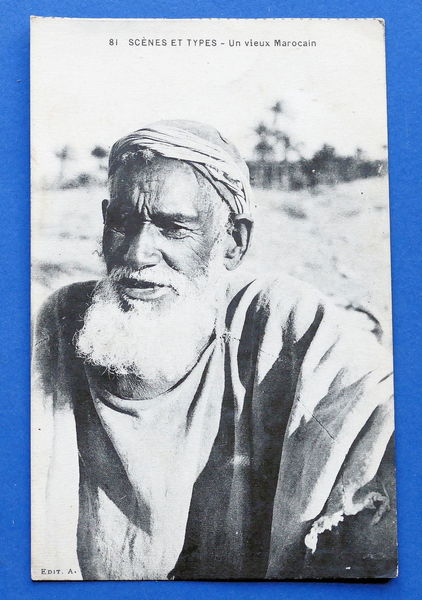 Cartolina Africa - Un vieux Marocain