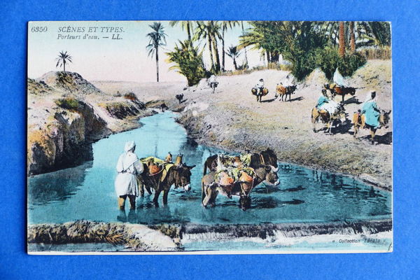 Cartolina Africa - Porteurs d'Eau - 1921