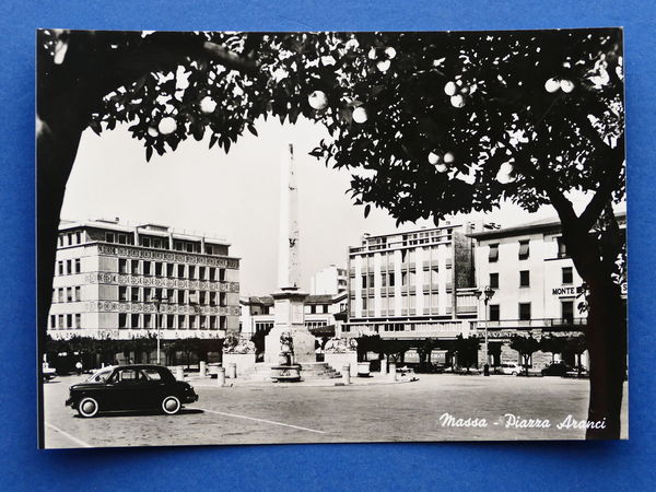 Cartolina Massa - Piazza Aranci - 1960 ca.