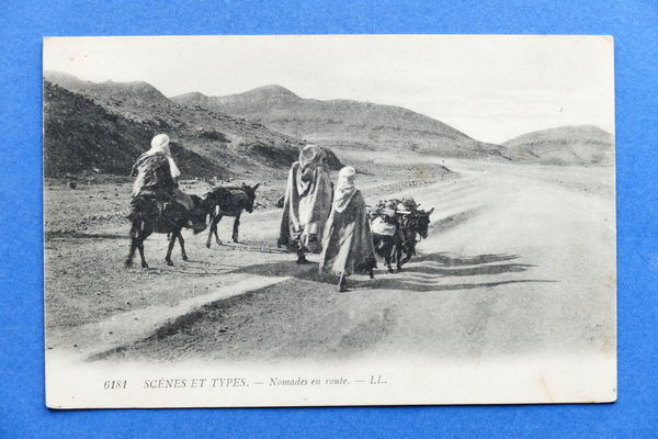 Cartolina Africa - Nomades en route - 1909