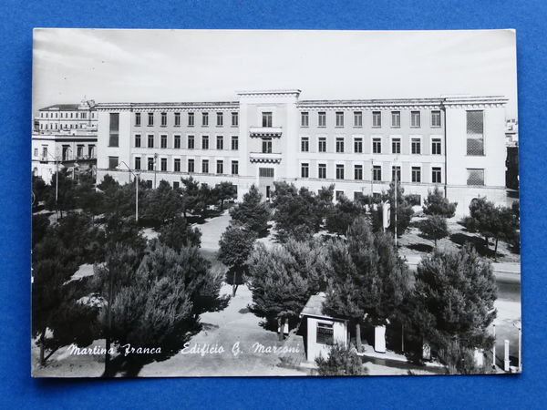 Cartolina Martina Franca - Edificio G. Marconi - 1964