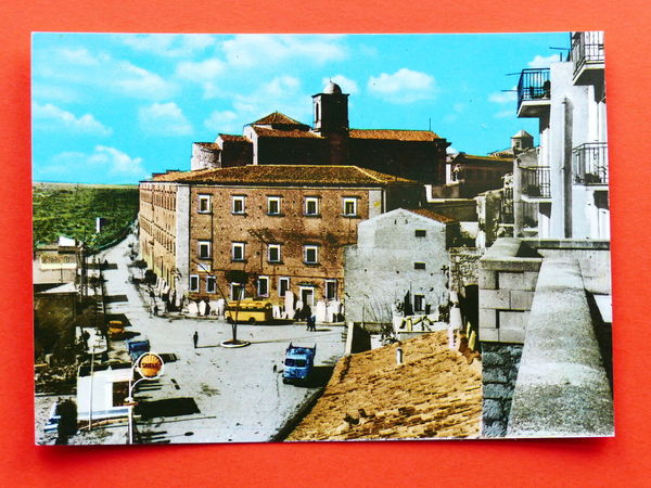 Cartolina Mineo - Palazzo Municipale - Viale delle Rimembranze - …