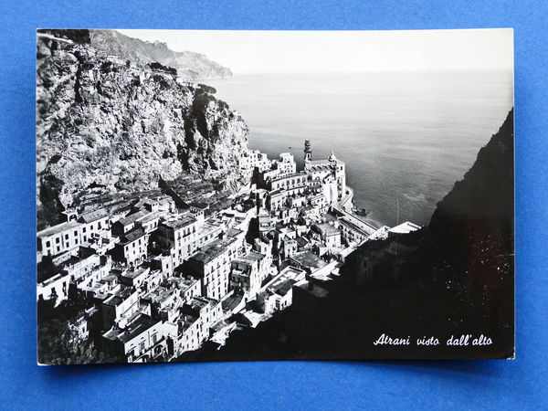 Cartolina Atrani visto dall'alto - 1955