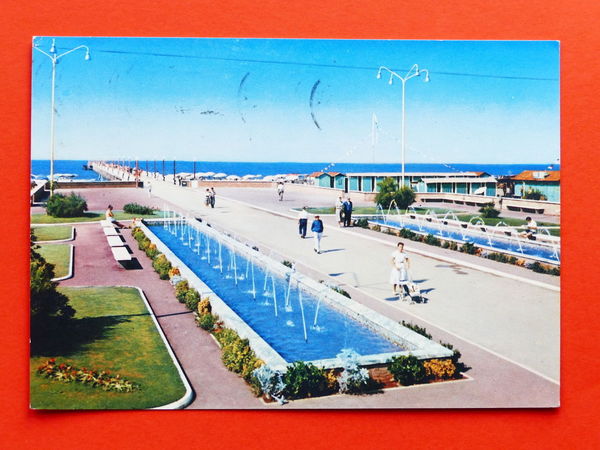 Cartolina Forte dei Marmi - Piazzale panoramico - 1960