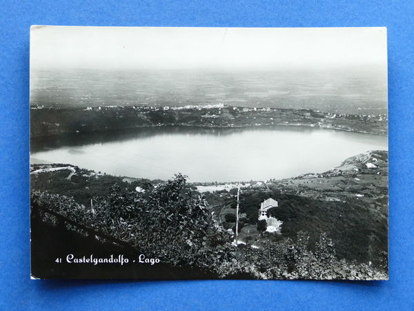 Cartolina Castelgandolfo - Lago - 1955 ca.