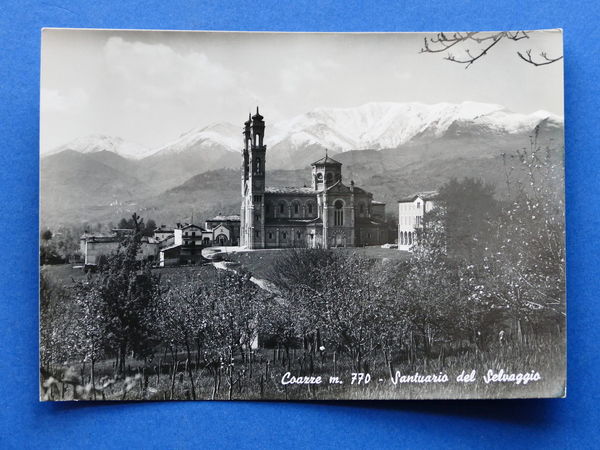 Cartolina Coazze - Santuario del Selvaggio - 1960 ca.