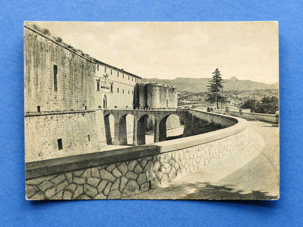 Cartolina L'Aquila - Castello Medievale Federico II - 1955 ca.
