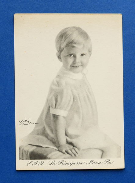 Cartolina Personaggi Famosi - Principessa Maria Pia di Savoia - …