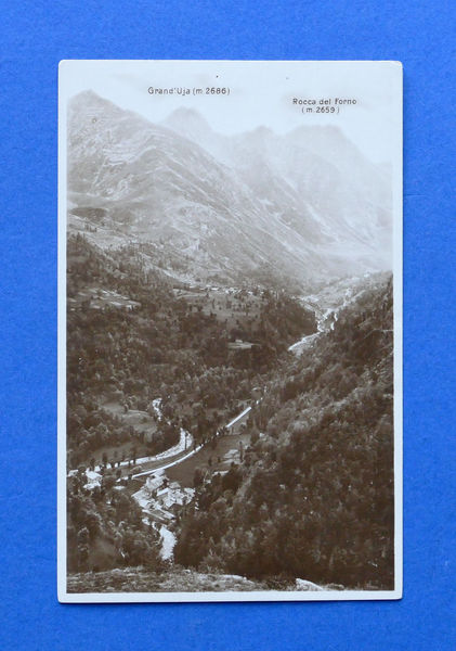 Cartolina Valli di Lanzo - Conca di Margone dal Castello …