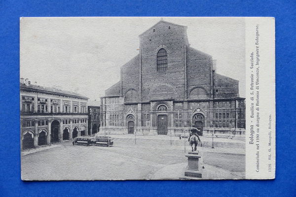 Cartolina Bologna - Basilica di S. Petronio e Tram - …