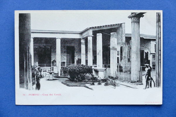 Cartolina Pompei - Casa dei Vettii - 1905 ca.