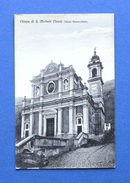 Cartolina Chiusa di S. Michele - Chiesa Parrocchiale - 1915 …
