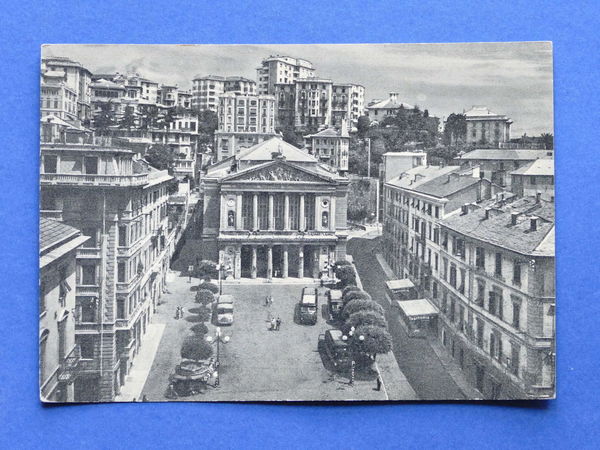 Cartolina Savona - Teatro Chiabrera - 1961