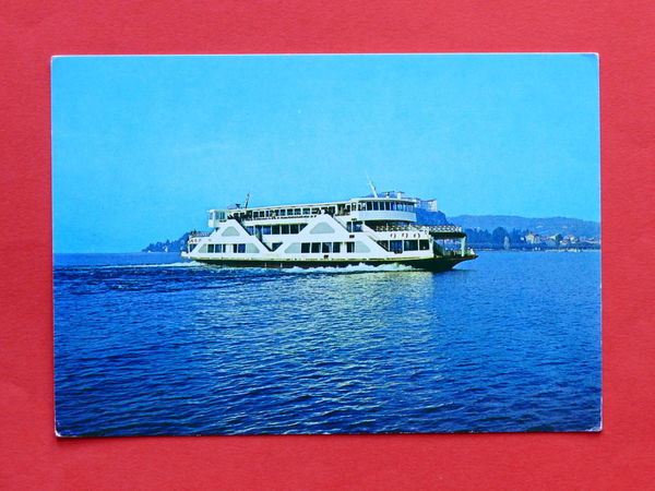 Cartolina Navi - Motonave Traghetto Sempione - Lago Maggiore - …