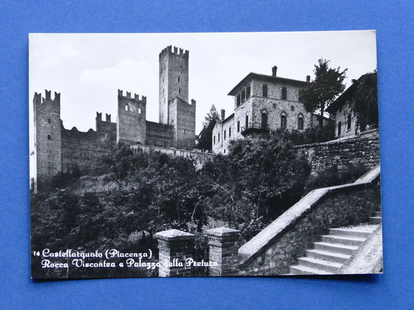 Cartolina Castellarquato - Rocca Viscontea e Palazzo della Pretura - …
