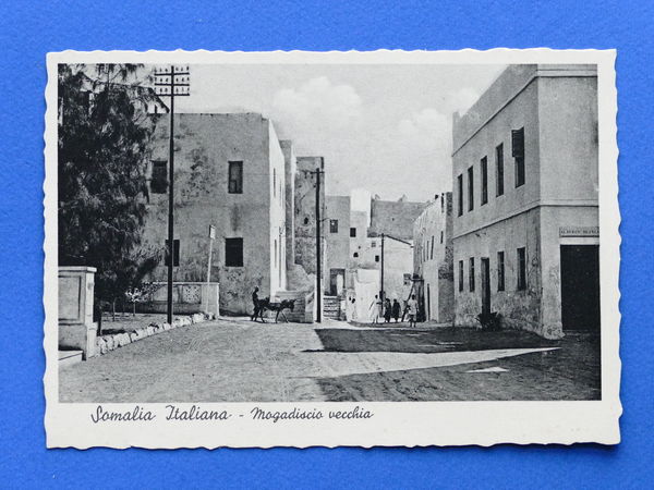 Cartolina Africa - Somalia Italiana - Mogadiscio vecchia - 1940 …