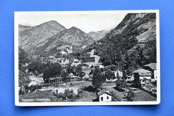 Cartolina Perrero - Panorama - 1940.