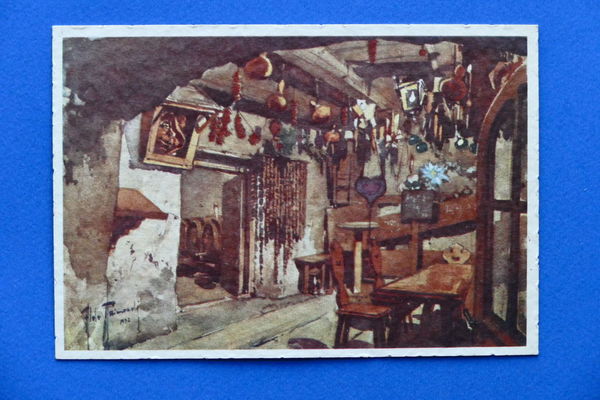 Cartolina Vipiteno - Hotel Centrale Posta Vecchia - 1934.