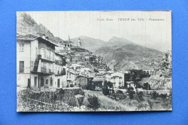 Cartolina Valle Roia - Tenda - Panorama - 1930 ca..
