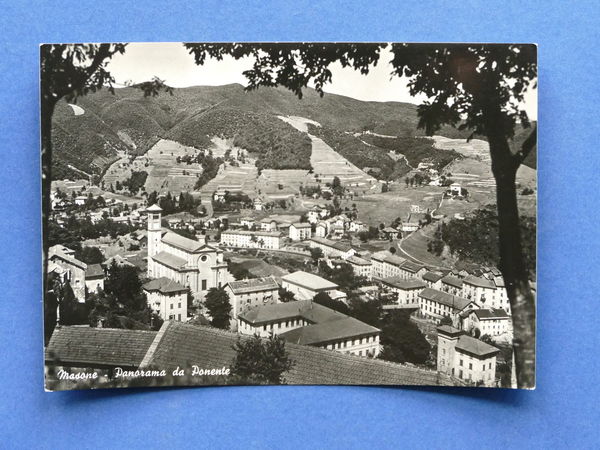 Cartolina Masone - Panorama da Ponente - 1960 ca.