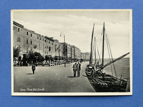 Cartolina Croazia - Zara - Riva Vittorio Emanuele II - …