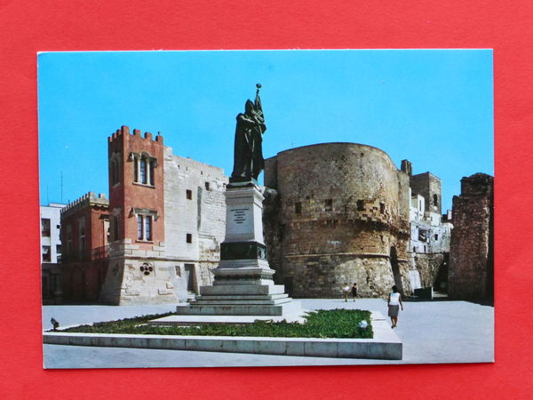 Cartolina Otranto - Monumento ai Caduti e vecchie Torri - …