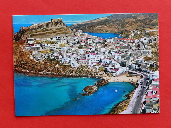 Cartolina Castelsardo - Veduta aerea - 1970 ca.