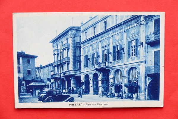Cartolina Valenza - Palazzo Valentino - 1940 ca.