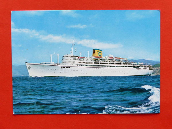 Cartolina Navi - T/N Enrico Costa - 1965 ca.