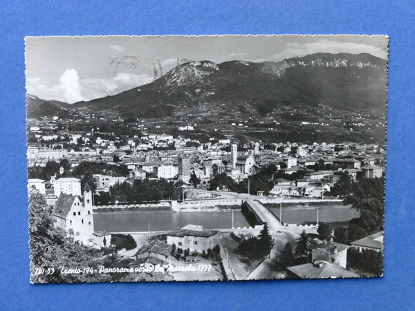 Cartolina Trento - Panorama verso la Marzola - 1961