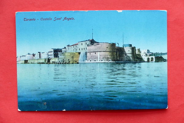 Cartolina Taranto - Castello S. Angelo - 1915 ca.