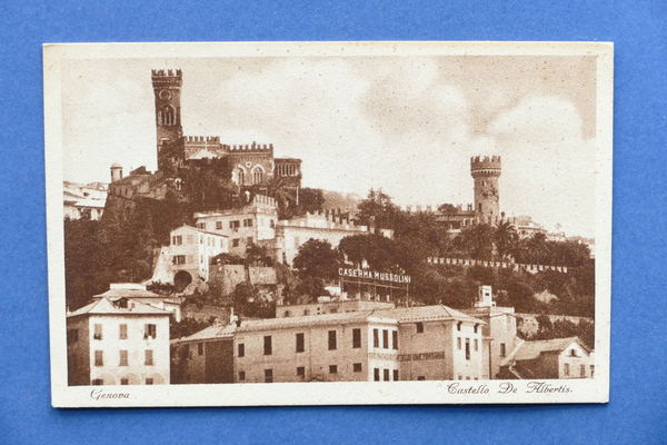 Cartolina Genova - Castello De Albertis - 1920 ca..