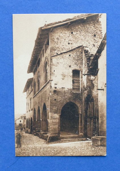 Cartolina Avigliana - Casa Comunale in Borgo Vecchio - 1915 …