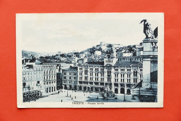 Cartolina Trieste - Piazza Unità - 1929