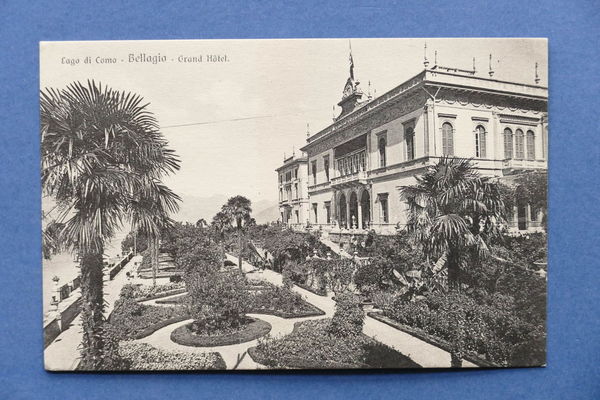 Cartolina Lago di Como - Bellagio - Grand Hotel - …