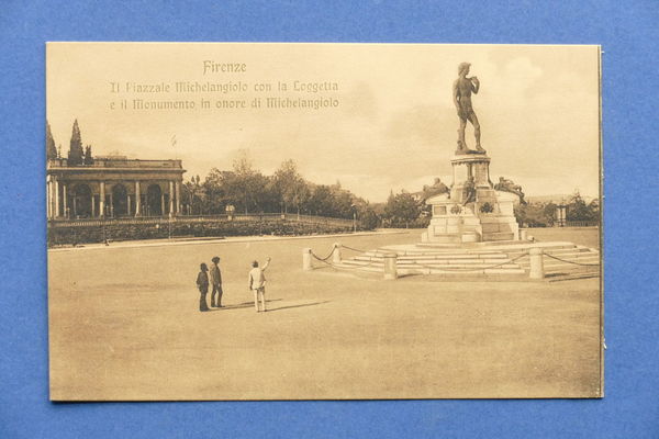 Cartolina Firenze - Il Piazzale Michelangelo con la Loggetta - …