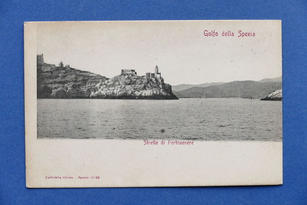 Cartolina Golfo della Spezia - Stretto di Porto Venere - …