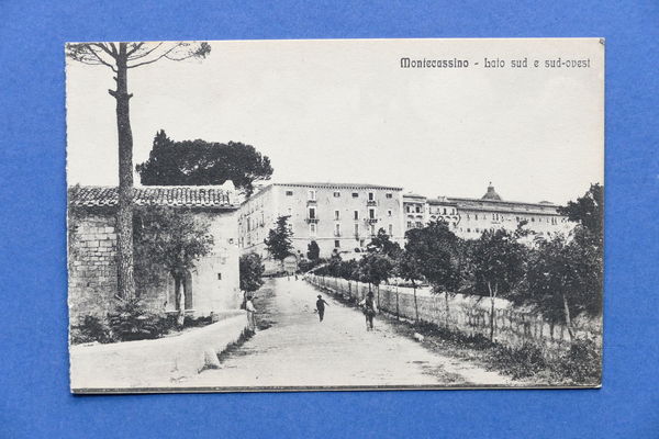 Cartolina Montecassino - Lato sud e sud-ovest - 1910 ca..